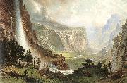 Albert Bierstadt The Domes of the Yosemites Norge oil painting reproduction